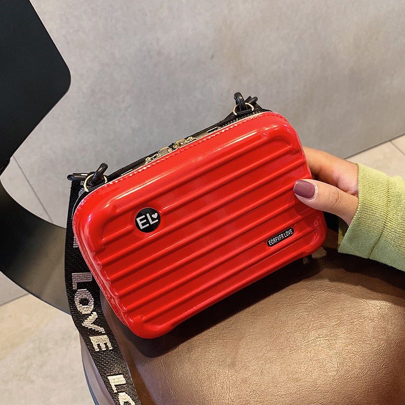 Western Style Texture Small Square Bag 2023 New Japanese And Korean Fashion Box Simple All-Match Shoulder Crossbody Bag Fashionable Women'S Bag - Image 3