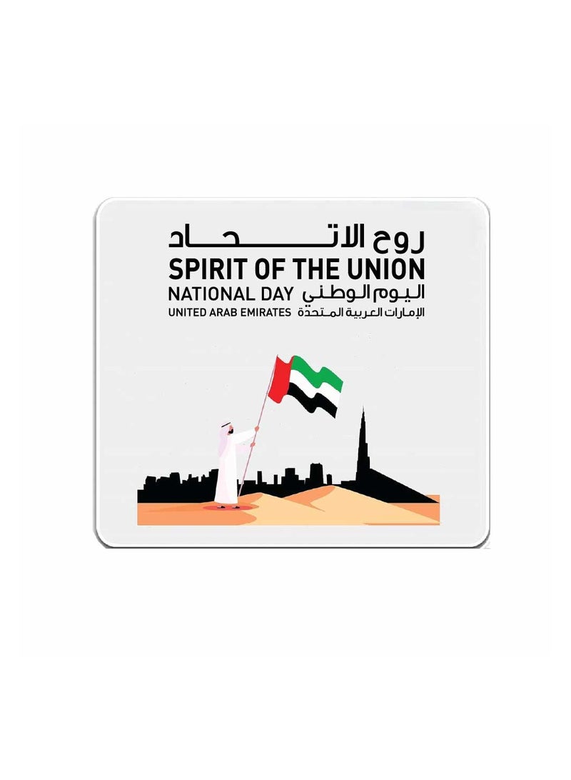 PRINTSHOP4ME Mousepad with Printed Theme Design for Celebrating UAE  National Day or Flag Day - Image 1