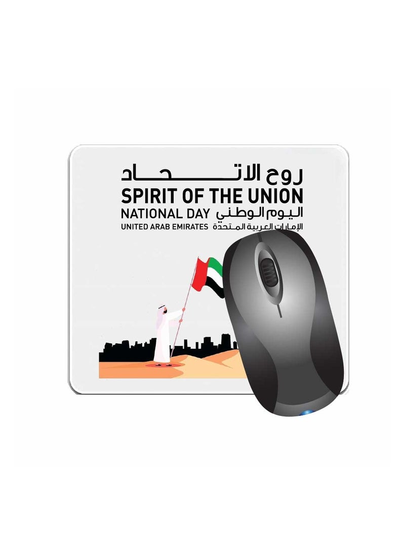PRINTSHOP4ME Mousepad with Printed Theme Design for Celebrating UAE  National Day or Flag Day - Image 2