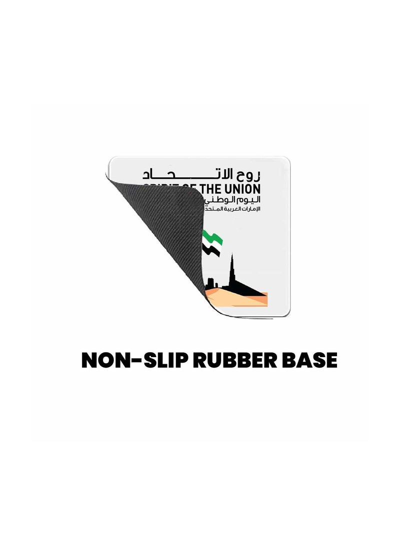 PRINTSHOP4ME Mousepad with Printed Theme Design for Celebrating UAE  National Day or Flag Day - Image 4