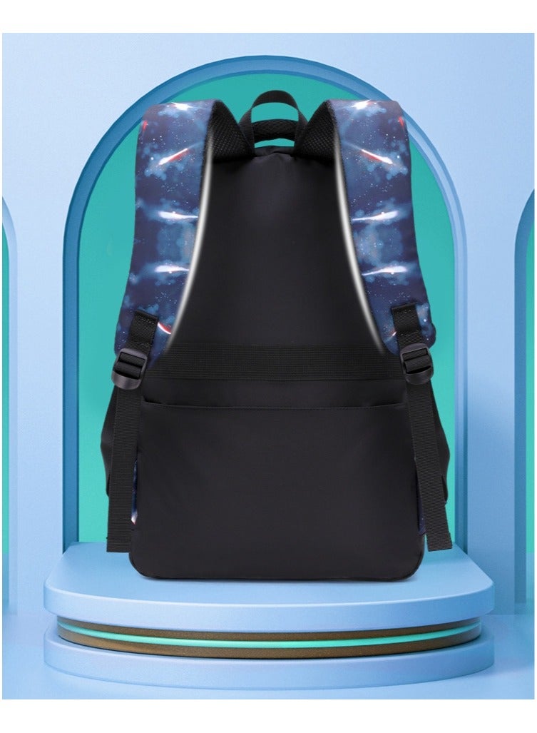 Generic Galaxy printed three piece set for boys' backpacks, junior high school backpacks, and elementary school backpacks  - Image 5