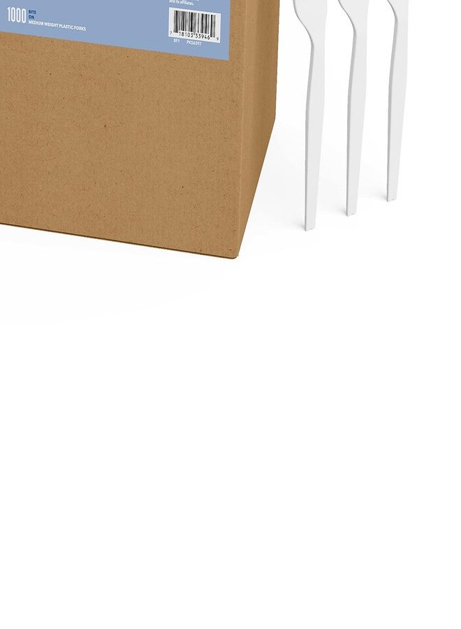 PERK Staples Perk Polystyrene Fork, Medium-Weight, White, 2000/Carton (PK58698/PK5VS) - Image 5