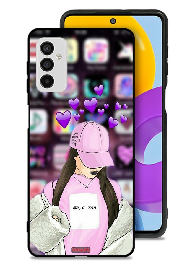Tolwak Samsung Galaxy M52 5G Protective Case Cover Anti Social Club  - Image 1