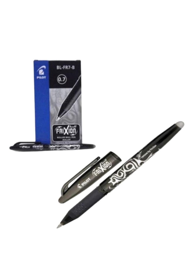 PILOT Pack of 12  Frixion Erasable Pen Colour Black  - Image 1