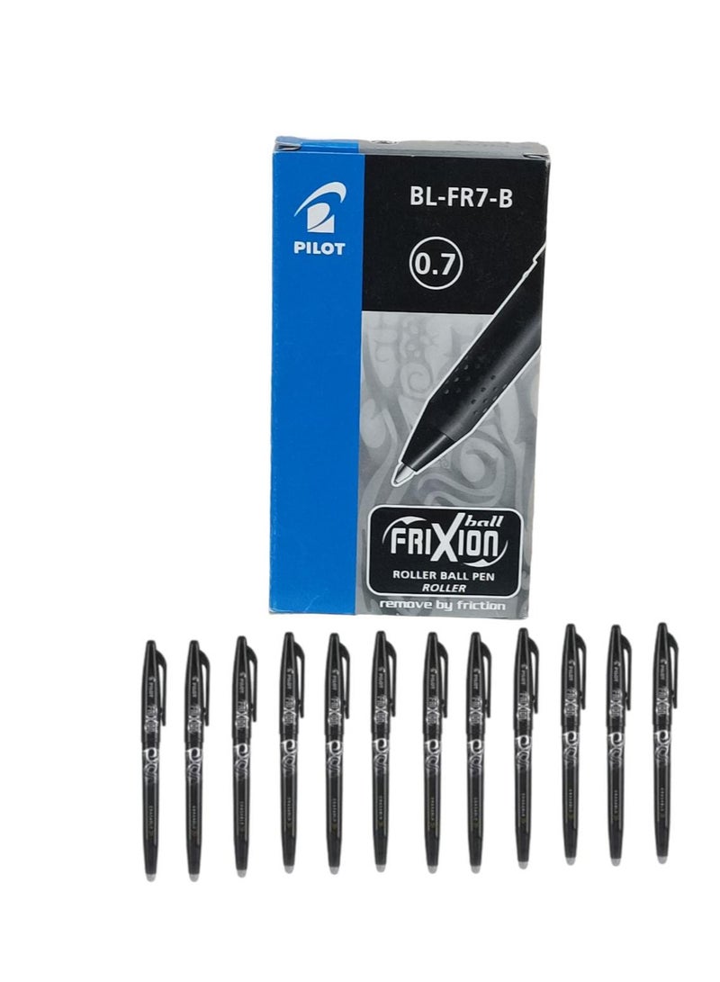 PILOT Pack of 12  Frixion Erasable Pen Colour Black  - Image 2