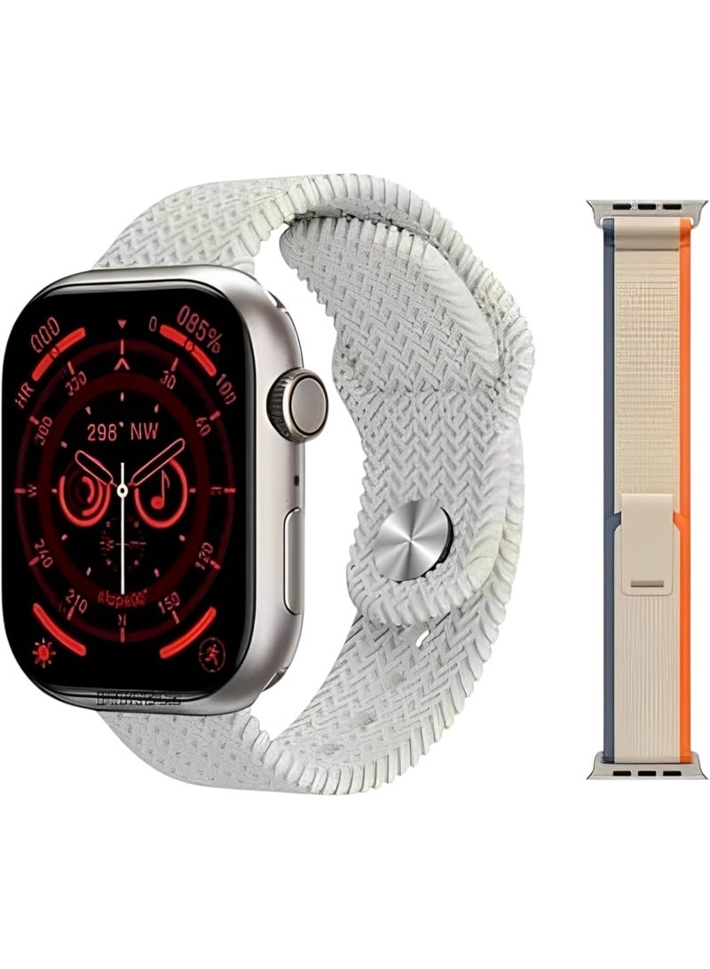 HK9 Pro+ Series 9 Smartwatch – 2.12" Super AMOLED Display, WearFit Pro, Bluetooth Call, Wireless Charging, Multi-Sport Modes