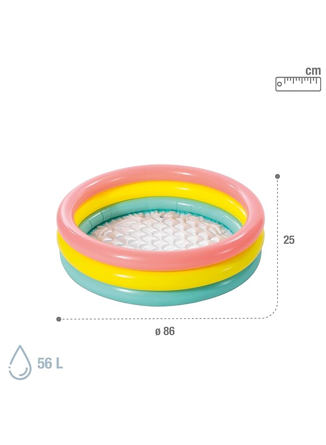 INTEX Sunset Glow Baby Pool Multicolor (86X25 Cm) 58924Np - Image 4