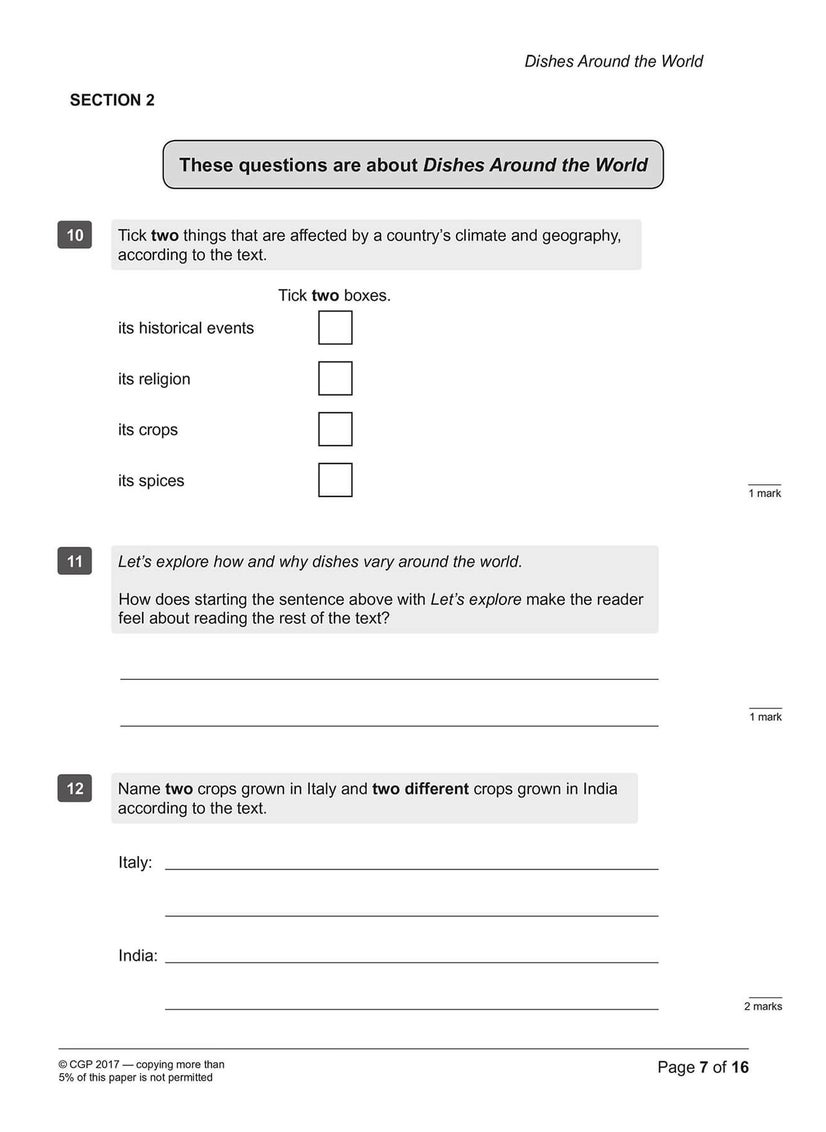 null - KS2 English SATS Practice Papers: Pack 3 - for the 2025 tests (with free Online Extras) - Image 1