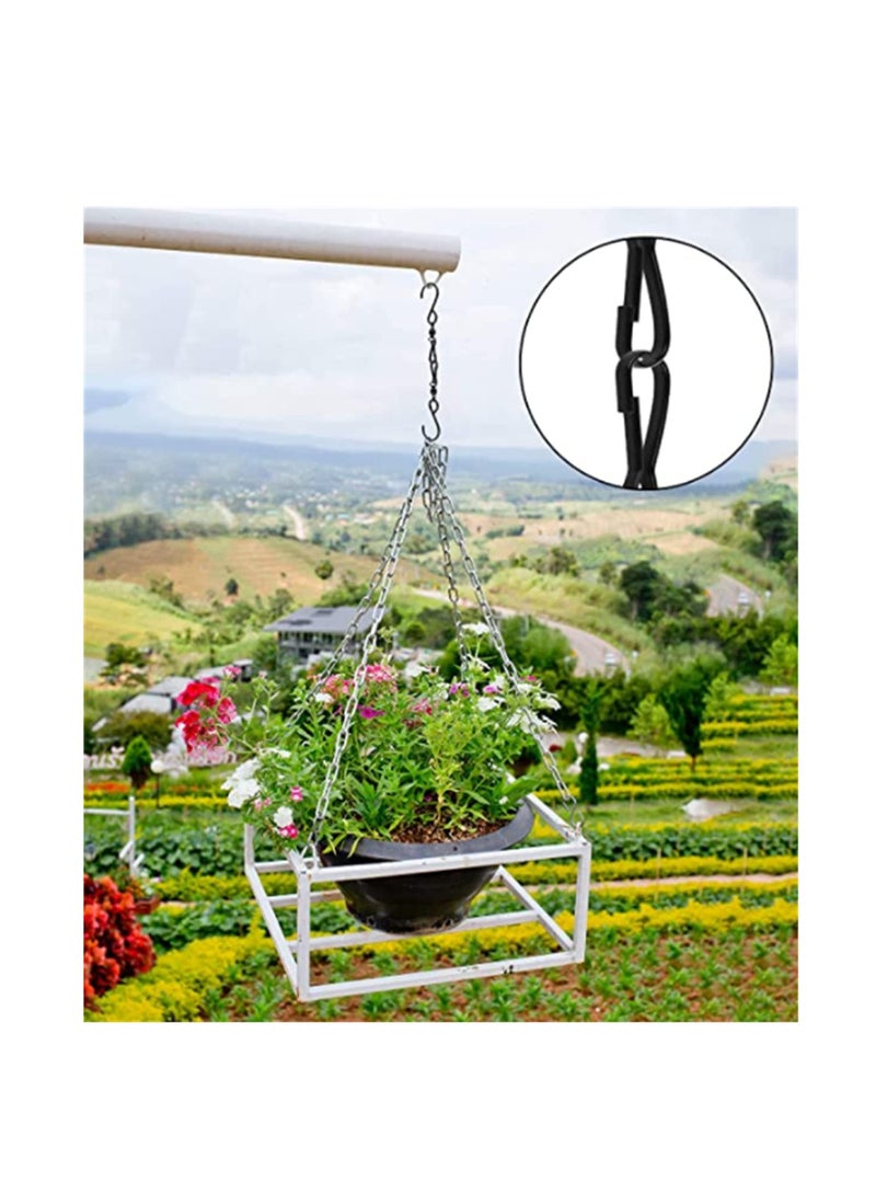 Dual Swivel Hook 360 Degree Rotating Windsock Clips Swivel Hooks Clips for Hanging Wind Spinners, Wind Chimes, Bird Feeder, Crystal Twisters Party Supplies Gift for Friends and Family 8 Pack