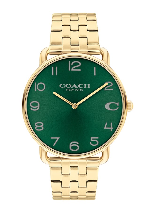 COACH ساعة يد رجالية أنالوج دائرية من الفولاذ المقاوم للصدأ 14602699 - 41 مم  - Image 1