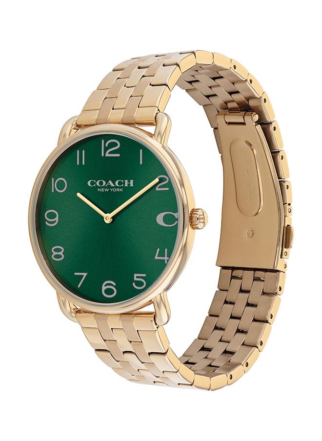 COACH ساعة يد رجالية أنالوج دائرية من الفولاذ المقاوم للصدأ 14602699 - 41 مم  - Image 2