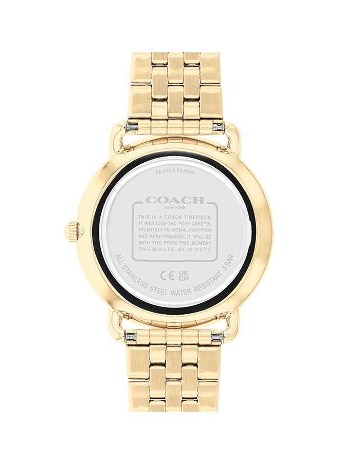 COACH ساعة يد رجالية أنالوج دائرية من الفولاذ المقاوم للصدأ 14602699 - 41 مم  - Image 3