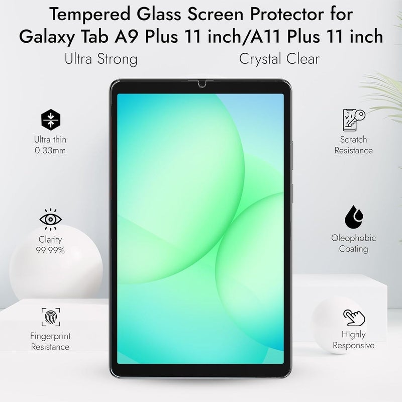 روبوستريون واقي شاشة زجاج مقوى لتابلت سامسونج جالاكسي تاب A9 بلس SM-X210 / X216 - Image 3