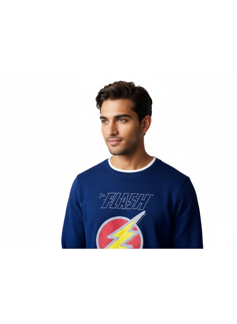 Flash SWEATSHIRT MENS FLASH PRINT  L/S HT - Image 1