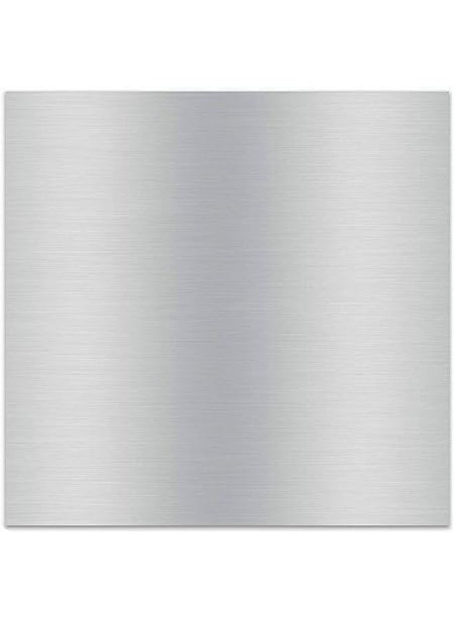 VITION 6 Pack Aluminum Sheets 2mm Thick, 406.4mm Length, 203.2mm Width, Practice Blank Aluminium Stamping Sheets Panel Plate Metal Craft for Jewelry Making Hand Stamping Embossing Etching - Image 4