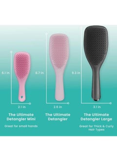 TANGLE TEEZER The Large Wet Detangler - Rose/Sage  - Image 4