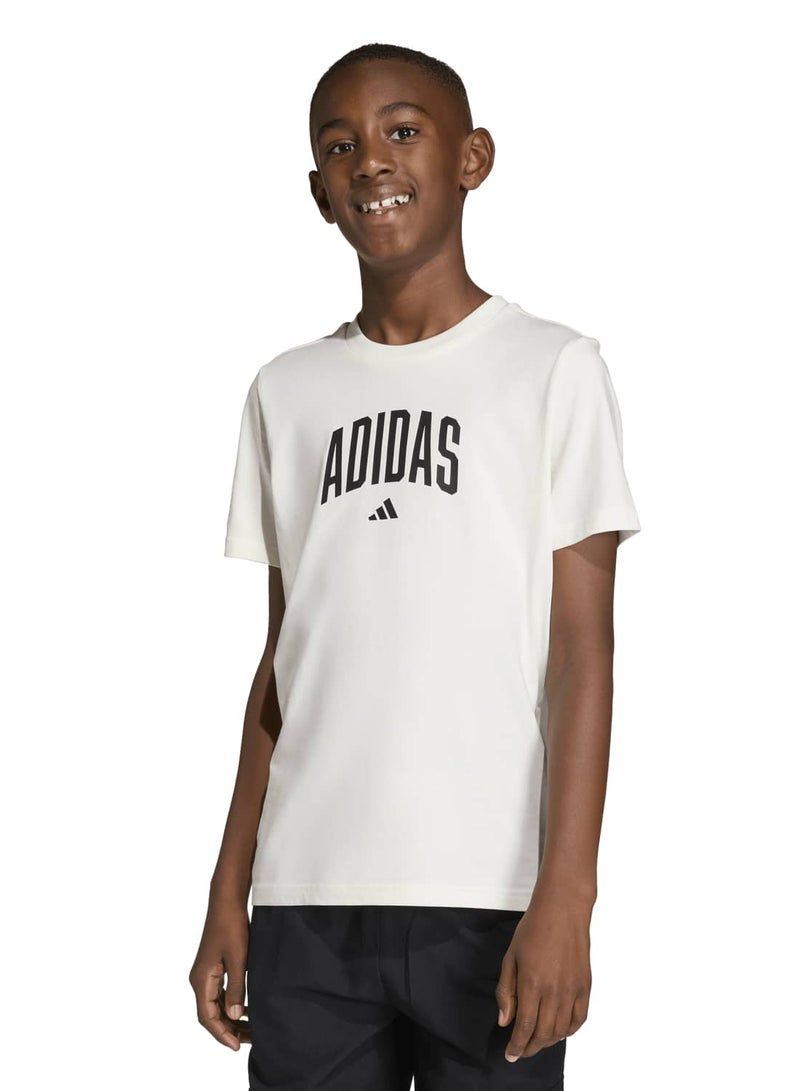 Adidas Collegiate Graphic T-Shirt Junior - Image 1