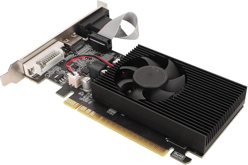 4GB DDR3 128bit Low Power Single Fan Graphics Card DirectX 12 Multi Port GPU for ITX SFF PC - Image 1