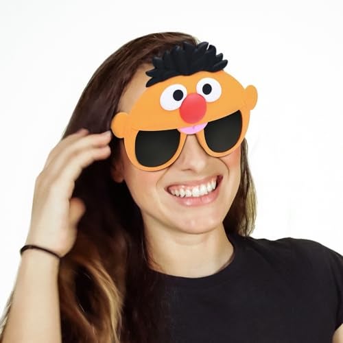 Sun-Staches SunStaches Sesame Street Official Ernie Sunglasses Costume Accessory UV 400 One Size Fits Most - Image 5