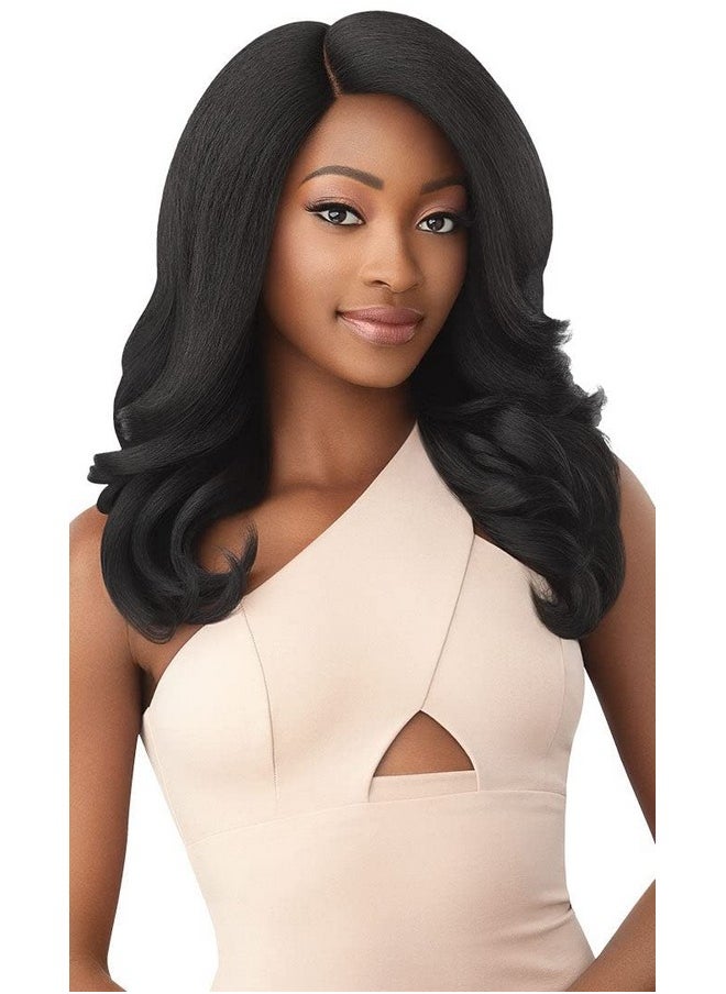 Outre - Soft & Natural Synthetic Lace Front Wig Neesha 209 (1 Jet Black) - Image 1