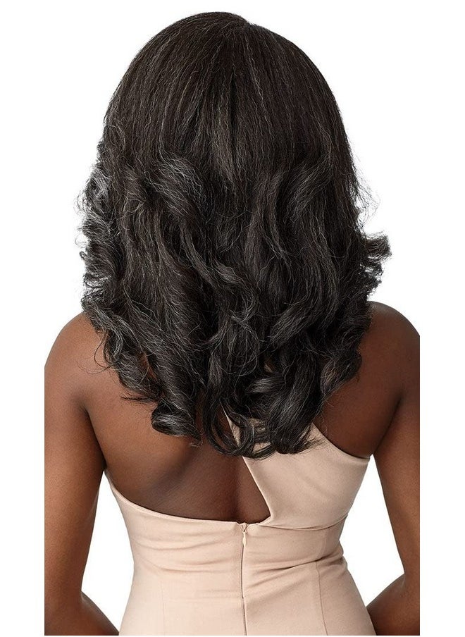 Outre - Soft & Natural Synthetic Lace Front Wig Neesha 209 (1 Jet Black) - Image 1