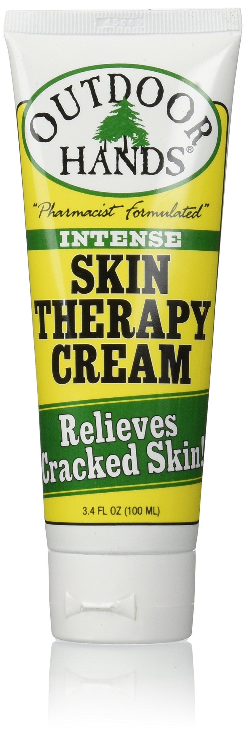 Outdoor Hands Intense Skin Therapy Cream â€“ Crack & Dry Skin Repair â€“ Pharmacist-Formulated Healing Cream for Cracked, Chapped or Split Hands, Heels & Elbows 3.4oz (2 Pack)