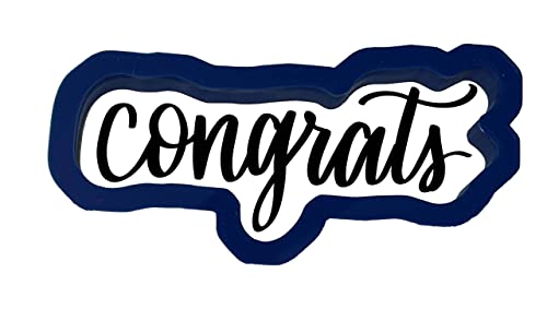 Bundle of Fun Congrats Word Outline Cookie Cutter (5 inch) - Image 2