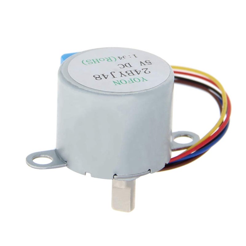 Fielect 24BYJ48 DC 5V Reduction Stepper Motor Micro Reducer Stepping Motor 4-Phase 5-Wire 1Pcs - Image 4