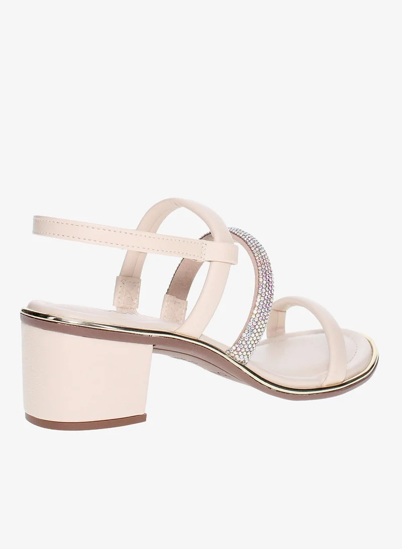 Mid Heels Sandals for Women – Sling Back Heel Sandals for Girls with Ankle Strap