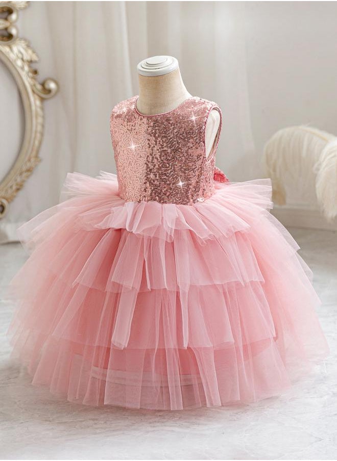 Take Two Sequin Tulle Party Dress  - Image 3