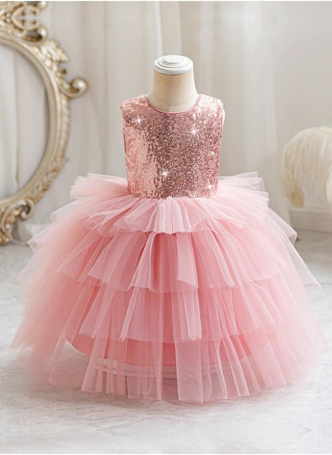 Take Two Sequin Tulle Party Dress  - Image 2