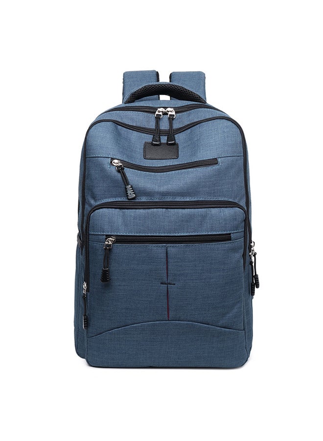 Oxford Laptop Backpack Blue