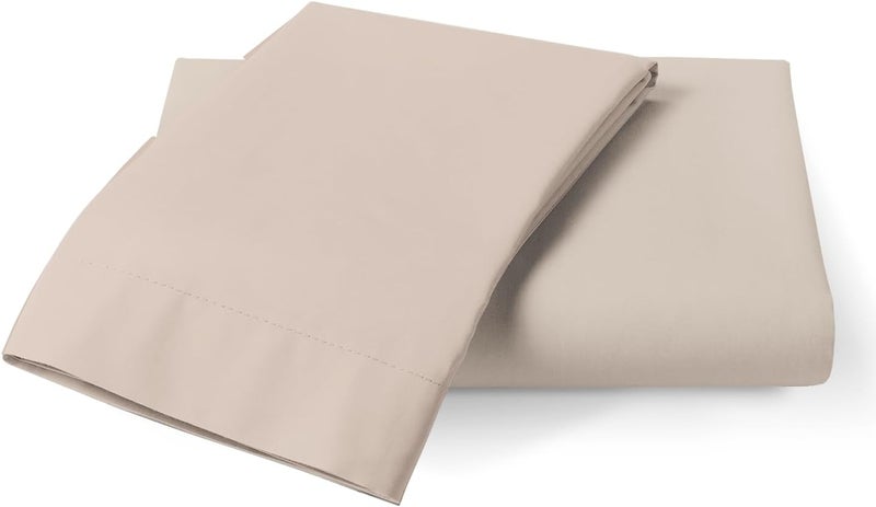 MakeMake Organics Organic Toddler Pillowcase (Set of 2) GOTS Certified Organic Cotton Toddler Pillowcase 14x19 Pillows Boys (Solid Taupe, 14x19) - Image 1