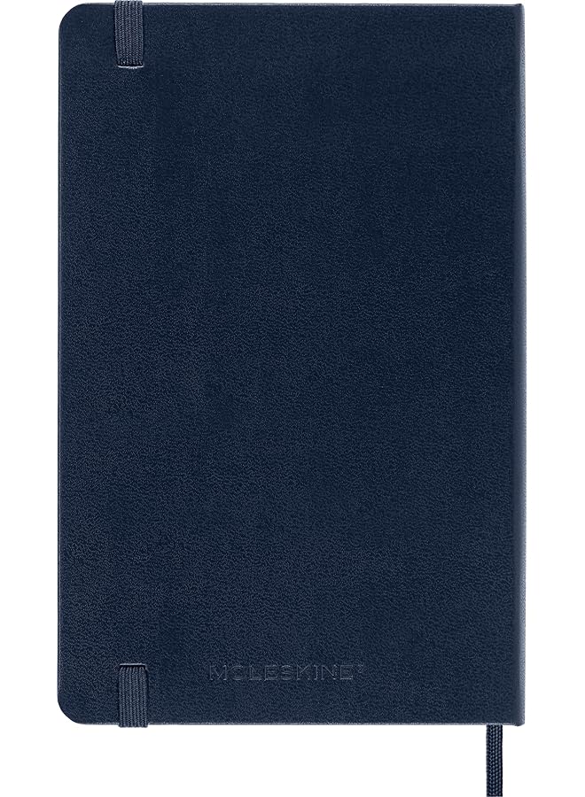 MOLESKINE Classic Notebook Hard Cover Medium 4.5 Inch X 7 Inch Ruled Lined Sapphire Blue 208 Pages - Image 3