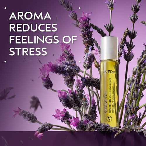 Aveda Stress-Fix Concentrate Rollerball | Shown to Reduce Feelings of Stress | with Aroma of Lavender, Lavandin, Clary Sage, 0.24 Fl Oz - Image 2