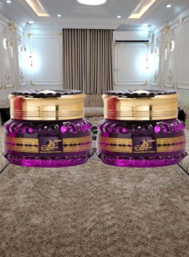 ALMAS PERFUMES 2 Pieces Maamoul Saher Al Kalmat 60g - Image 1