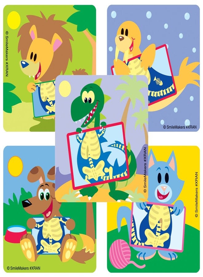 SmileMakers Glowing X-Rays Assortment Stickers - Prizes and Giveaways - 75 per Pack