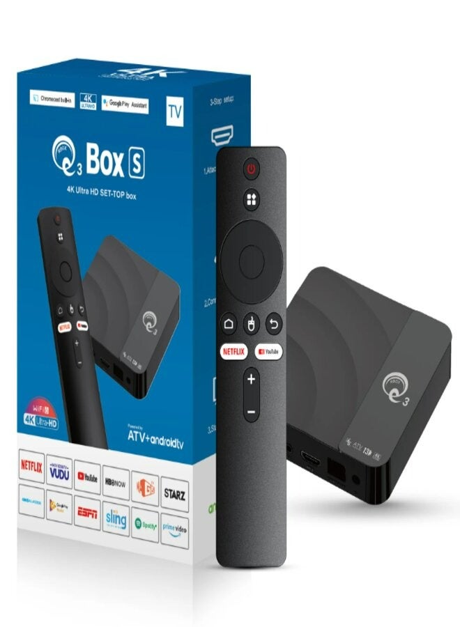 4k Smart tv Box  Android Multi-language Global Media Player Internet Set-top Box - Image 1