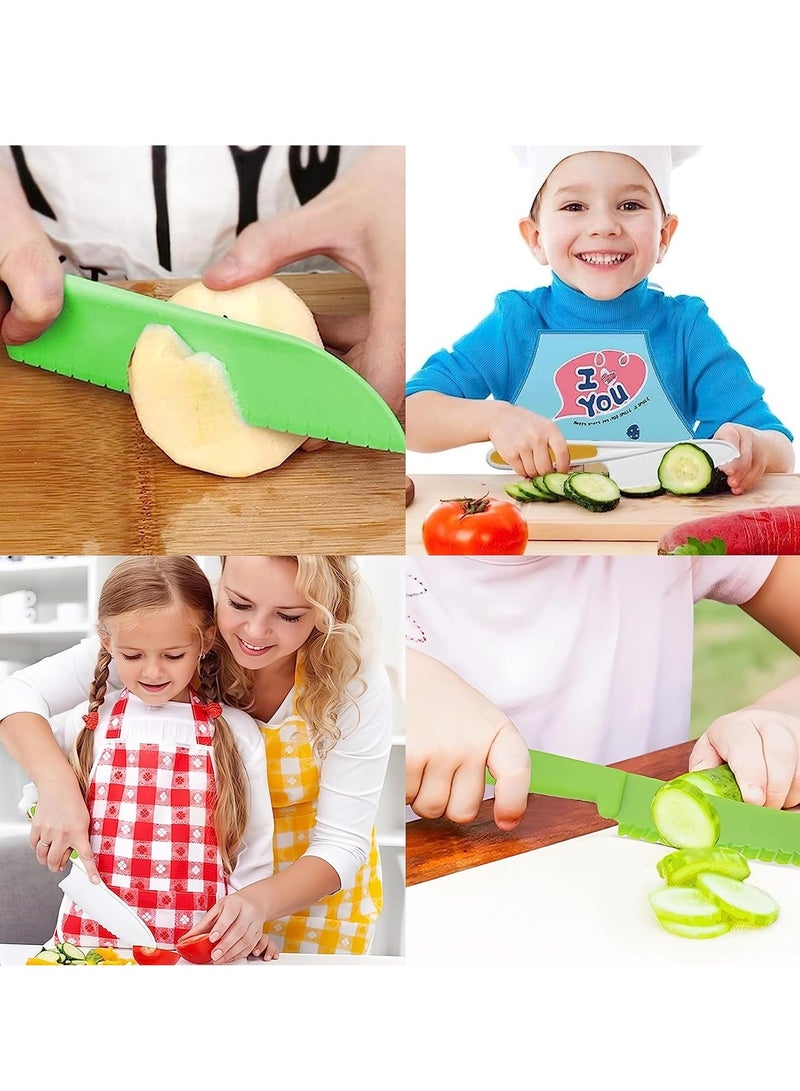 Montessori Kitchen Tools for Toddlers-Kids, Kid-Safe Kitchen Set, Toddler Kids Knives Kitchen Set for Real Cooking Safe (4pcs) - Image 5