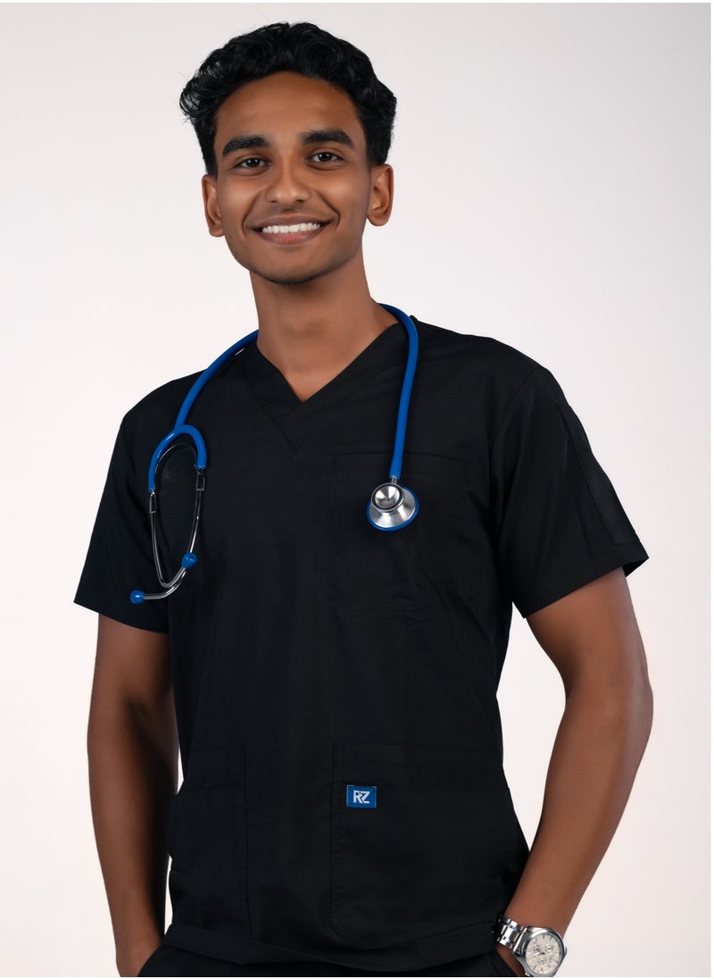 RZ - Scrub Comfortable Lycra fabric with many pockets is meticulously crafted to retain its color without fading with repeated washing - Image 1