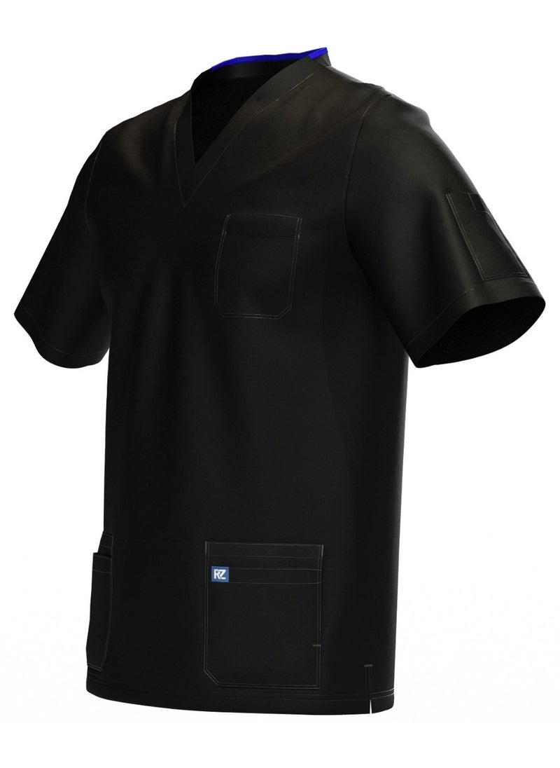 RZ - Scrub Comfortable Lycra fabric with many pockets is meticulously crafted to retain its color without fading with repeated washing - Image 1