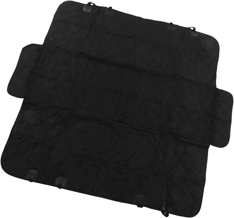 Jeanoko Car Seat Cover Foldable Pet Bridge Platform 59.84x56.3in Breathable Mesh Design for Back Seat Extender, Applicable for Pets - Image 3