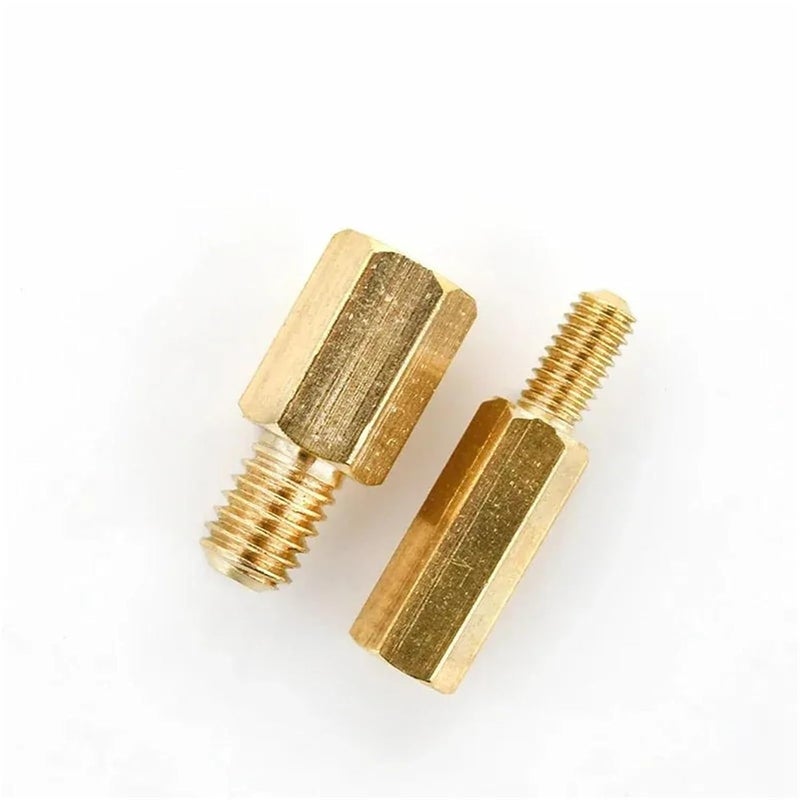 Hex Spacer Nut 45pcs Male-Female Hex Brass Motherboard Standoff for Circuit Board, PCB Board etc(6mm,M3(Head 5mm)) - Image 5