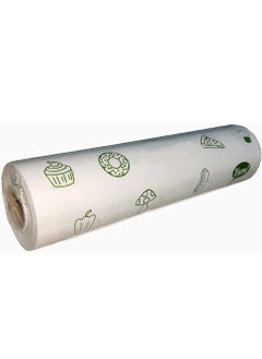WTHUDA WTHUDA Butter Paper Roll Chapati Wrap Paper foil Burger Wrap Reusable Food Wrap Lunch Box Safe Heavy Duty Butter Paper Roll for Roti Paratha Sandwich Wrap 20 5 Meter  - Image 2