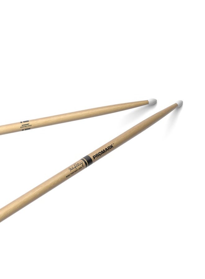 ProMark Pro Mark TX420N American Hickory 420 Nylon Tip Drumsticks in Mike Portnoy Autograph Model - Image 1