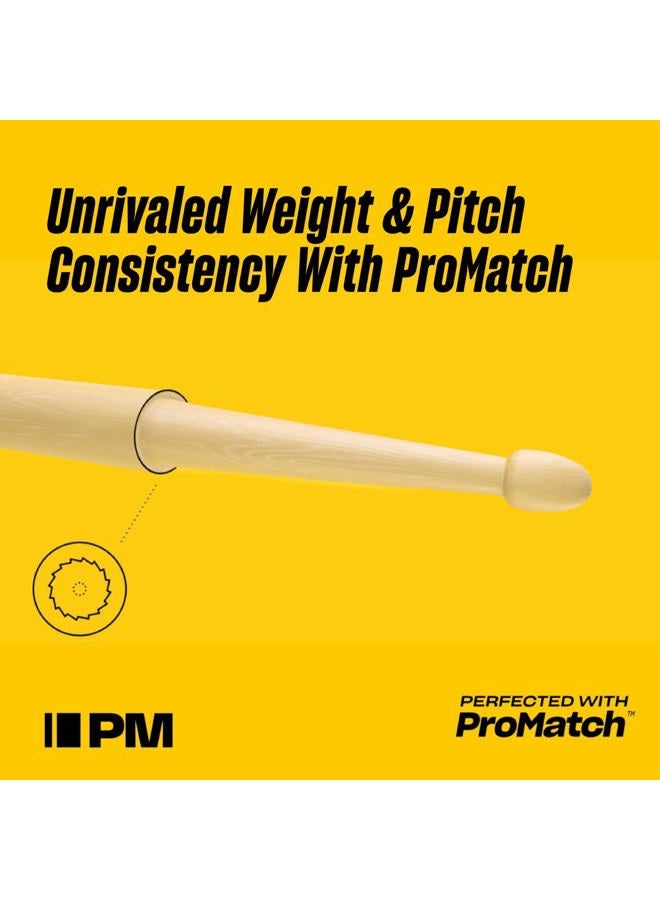 ProMark Pro Mark TX420N American Hickory 420 Nylon Tip Drumsticks in Mike Portnoy Autograph Model - Image 5