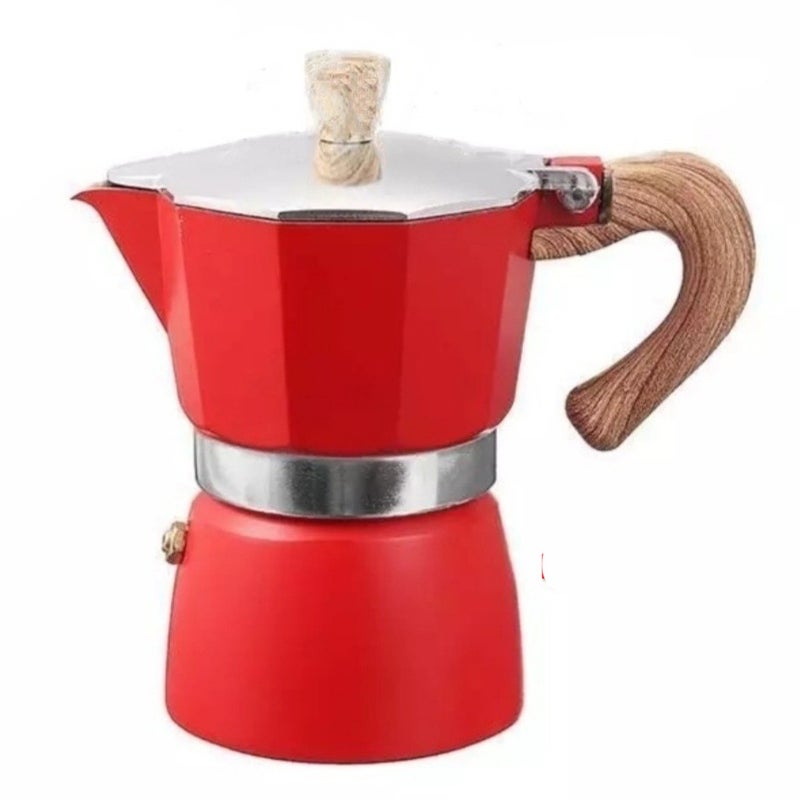 Seiko Coffee Pot Octagonal Aluminum Moka Pot Italian Concentrated Coffee Pot Classic High Quality Aluminum Coffee Pot - Image 1