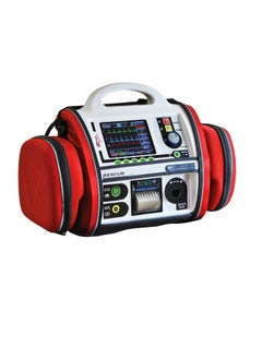 DEFIBRILLATOR RESCUE LIFE 7 - Advanced Made-in-Italy AED with 7" Color TFT Display, Auto-Test Mode, 5-Hour Battery, Multi-Lead ECG, AED & Advisory Modes, IP54 Rated for Harsh Conditions