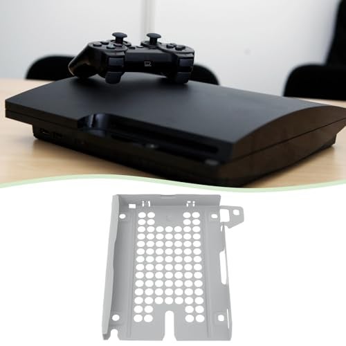 ECSiNG 1pc Hard Drive Caddy Hard Disk Drive Mounting Bracket Kit HDD Mount Tray Holder with Screws Compatible with PlayStation3 Slim Compatible with PS3 Slim - Image 2
