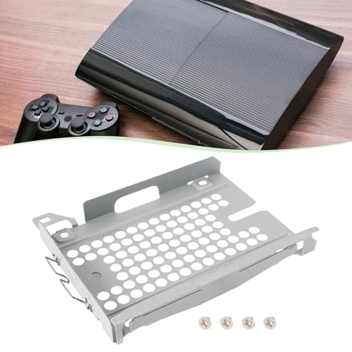 ECSiNG 1pc Hard Drive Caddy Hard Disk Drive Mounting Bracket Kit HDD Mount Tray Holder with Screws Compatible with PlayStation3 Slim Compatible with PS3 Slim - Image 4